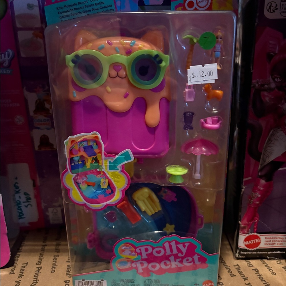Nwt Polly Pocket Cat Sunglasses Playset